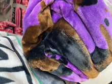 Load image into Gallery viewer, Purple Cow Super Plush King Blanket
