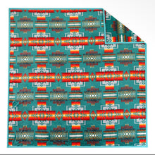 Load image into Gallery viewer, Green Aztec Super Plush Blanket
