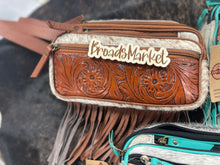 Load image into Gallery viewer, Cowhide Tooled Leather Bum Sling Bags
