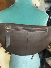 Load image into Gallery viewer, Tooled Leather Cowhide Fanny Bum Sling Bag
