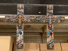 Load image into Gallery viewer, Fleur de Lys Cross Set
