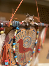 Load image into Gallery viewer, Native Coyote Tomahawk Wall Decor
