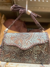 Load image into Gallery viewer, Tooled Floral Crossbody
