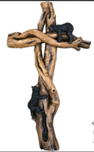 Load image into Gallery viewer, Twisted Roots Black Bear Cross
