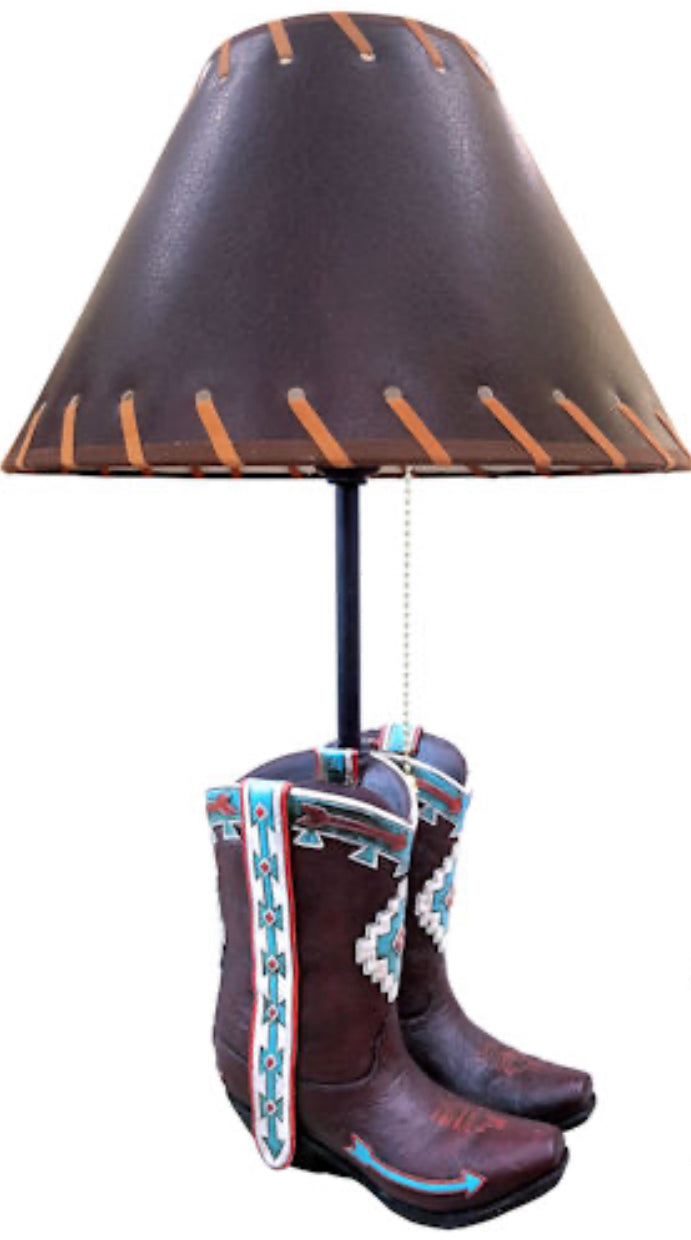 Aztec Boot Lamp