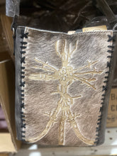 Load image into Gallery viewer, Cowhide Branded Tree Windmill Crossbody Purse
