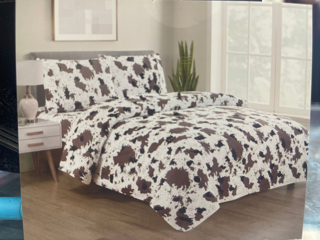 Cow Print Sheets