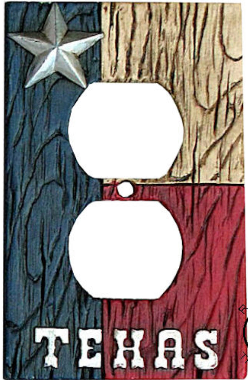 Texas Flag Outlet Cover Plate