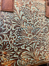 Load image into Gallery viewer, Floral Tooled Handbag
