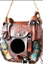 Load image into Gallery viewer, Saddle Western BirdHouse
