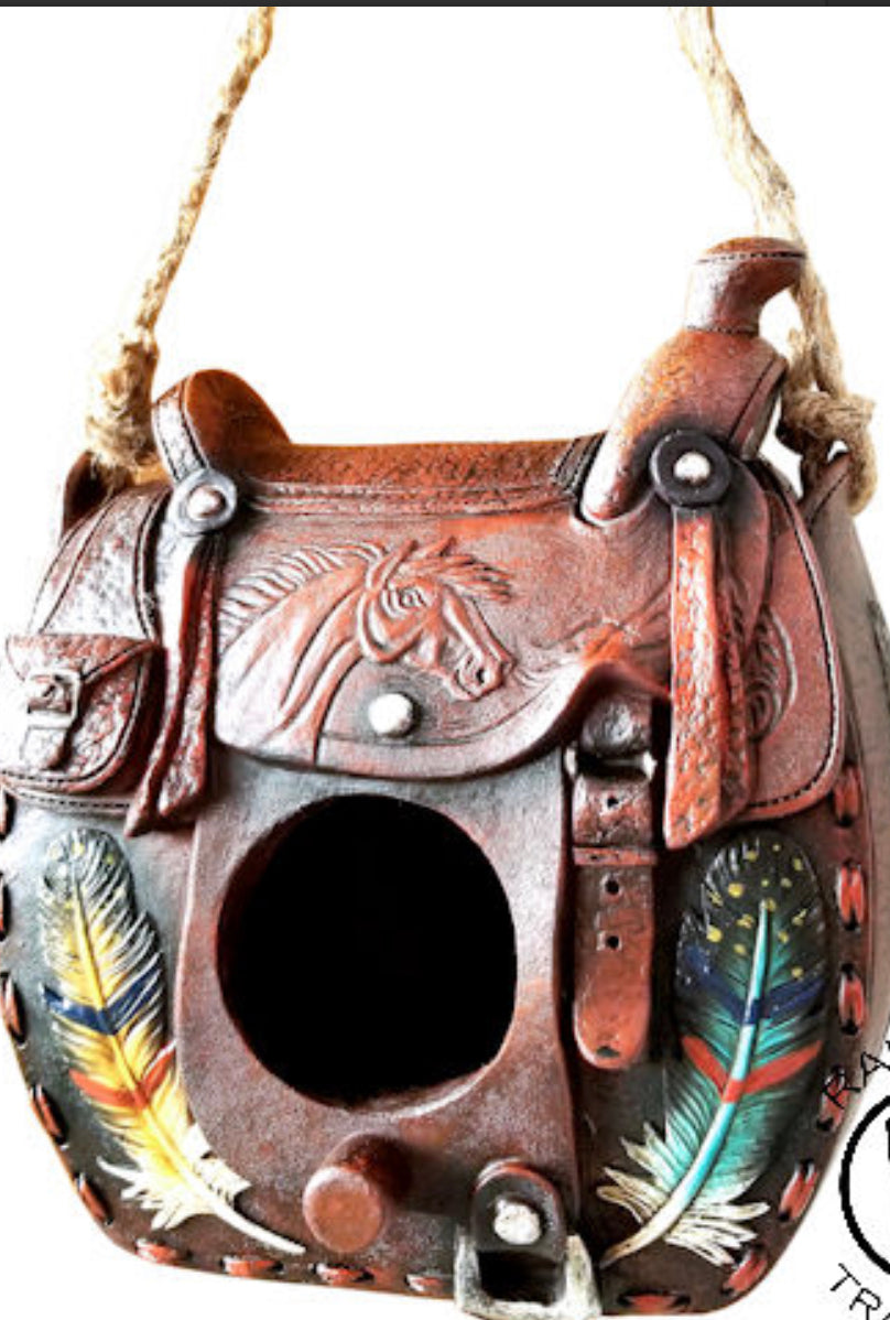 Saddle Western BirdHouse