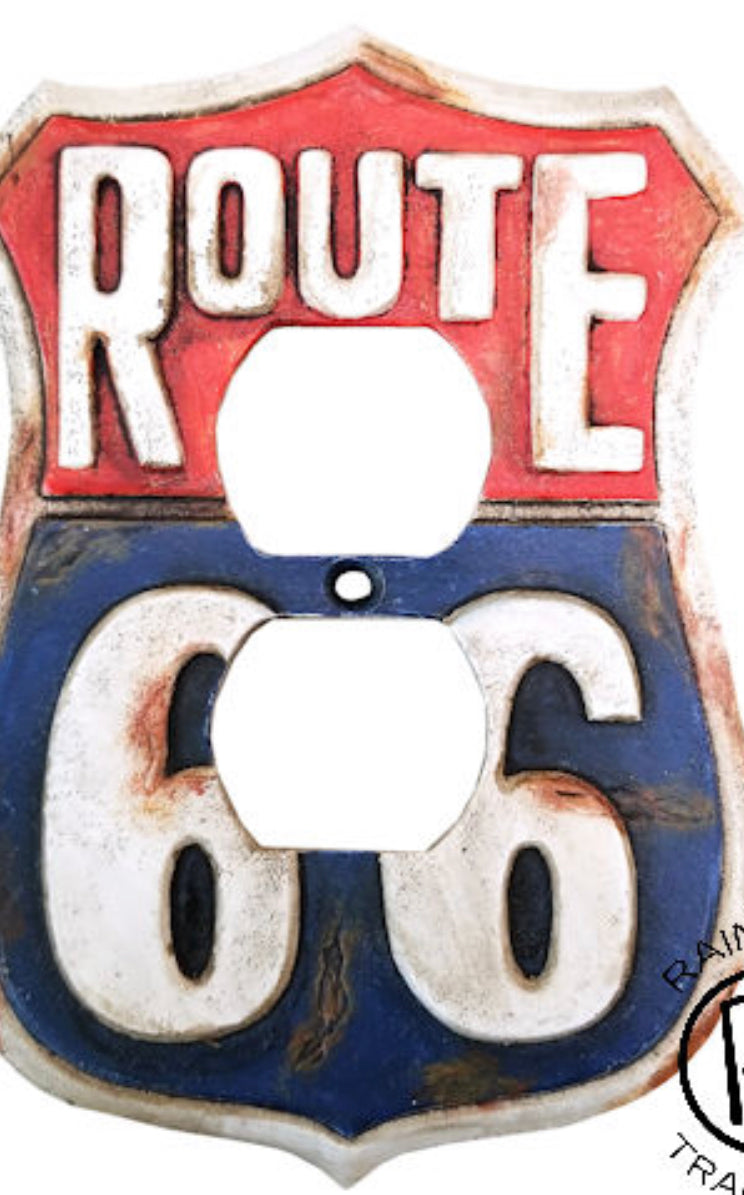 Route 66 Outlet Cover Plate