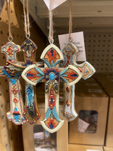 Load image into Gallery viewer, Western Aztec Cross Ornaments
