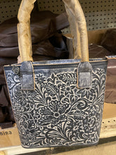 Load image into Gallery viewer, Floral Tooled Handbag
