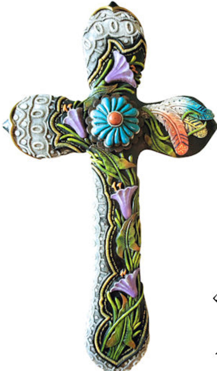 Lilly Floral Cross