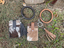 Load image into Gallery viewer, Cowhide Wristlet Card Holders
