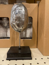 Load image into Gallery viewer, Turtle Shell Silver Statue
