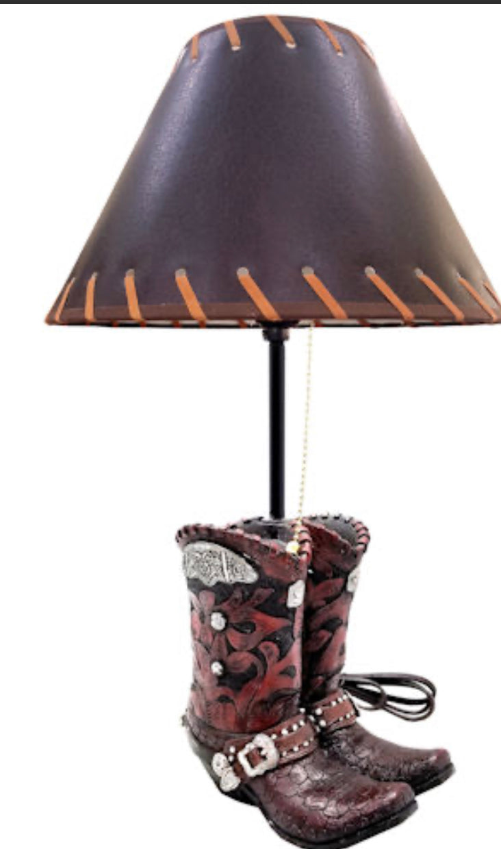 Spur Boot Western Lamp