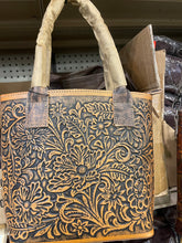 Load image into Gallery viewer, Floral Tooled Handbag
