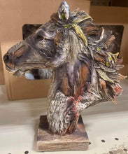 Load image into Gallery viewer, Driftwood Horse Head Statue
