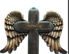 Load image into Gallery viewer, Family Angel Wing Cross
