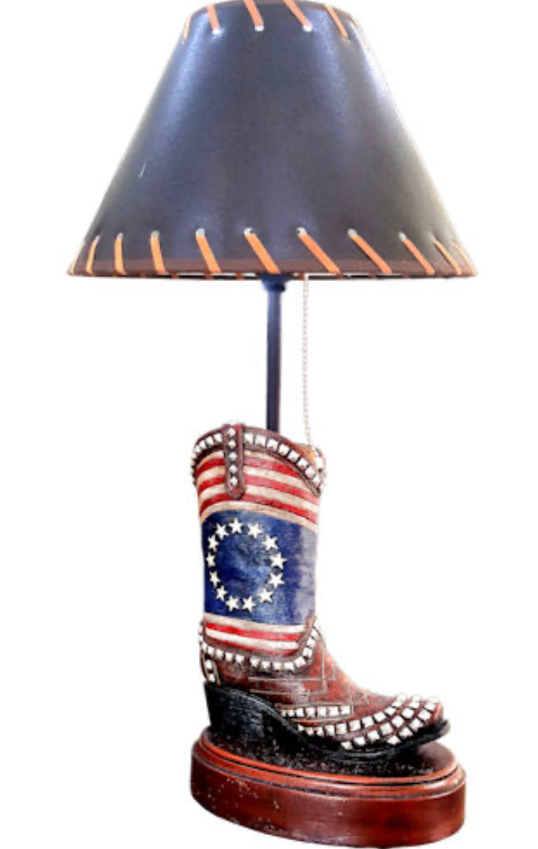 Americana Boot Lamp